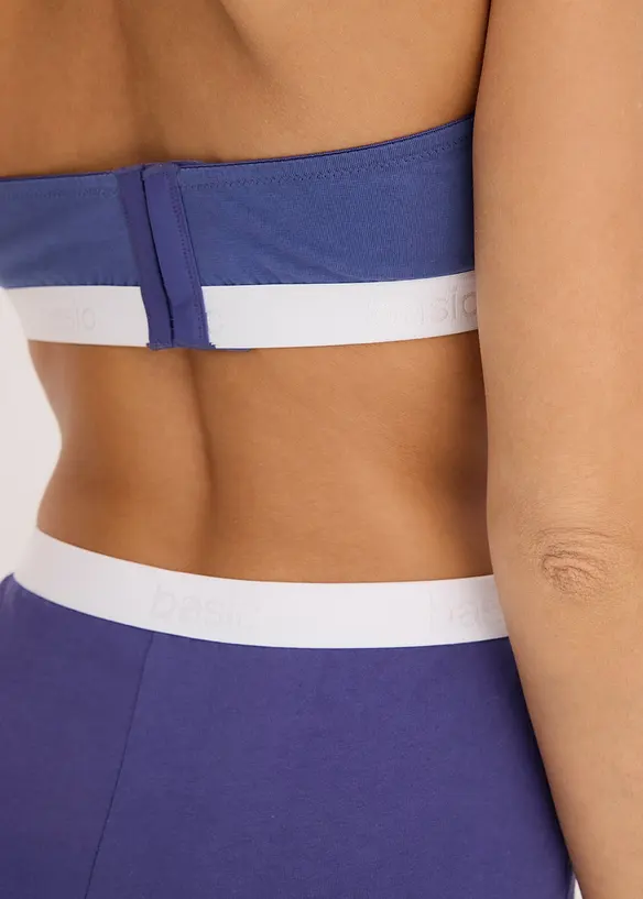 Bandeau podprsenka s organickou bavlnou (2 ks v balení), bonprix