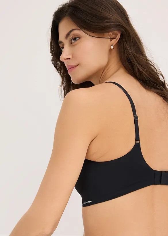 Vyztužen&aacute; podprsenka Feel Comfort, laserově vyřez&aacute;van&aacute;, bez kostic, bonprix