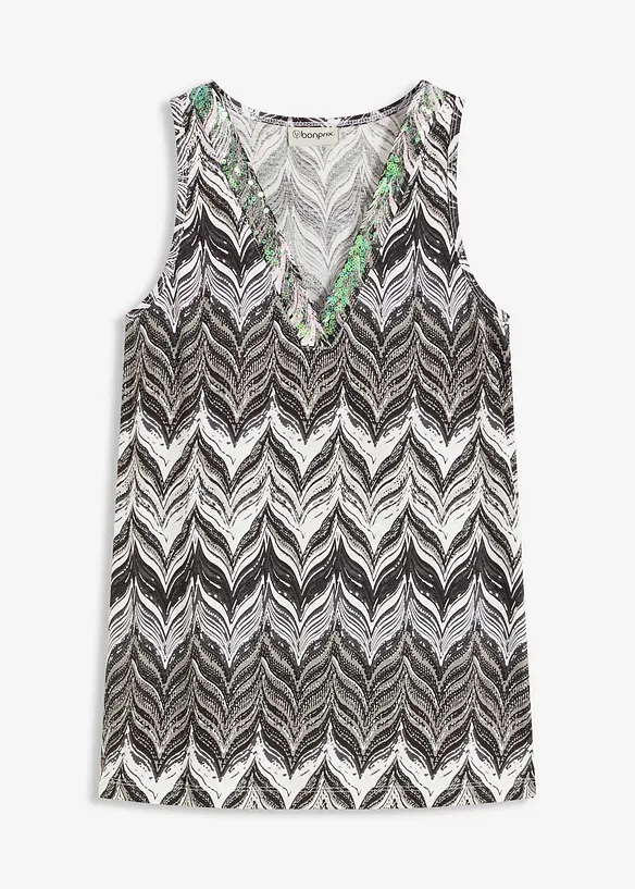 Top s pajetkami, bonprix