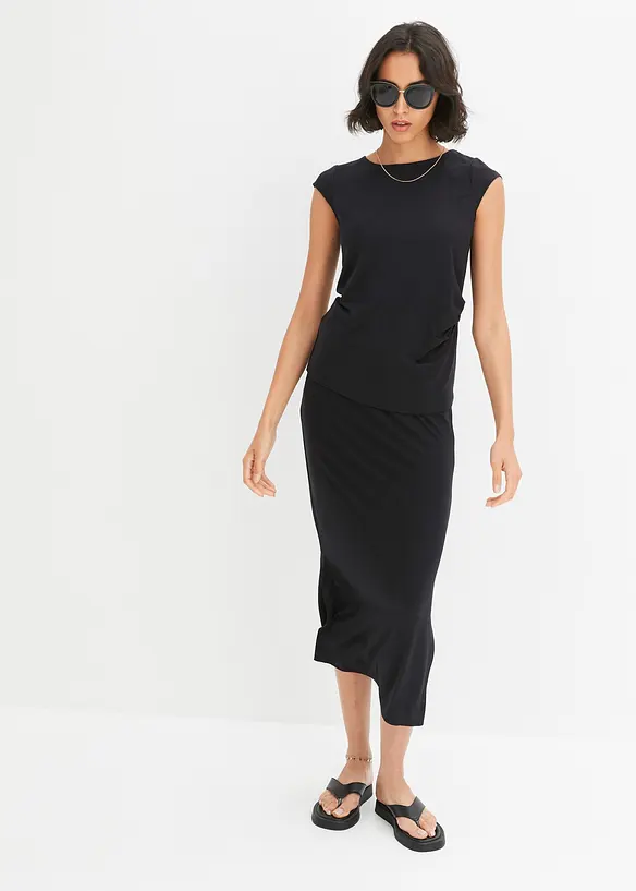 Tričko ze splývavé viskózy, bonprix