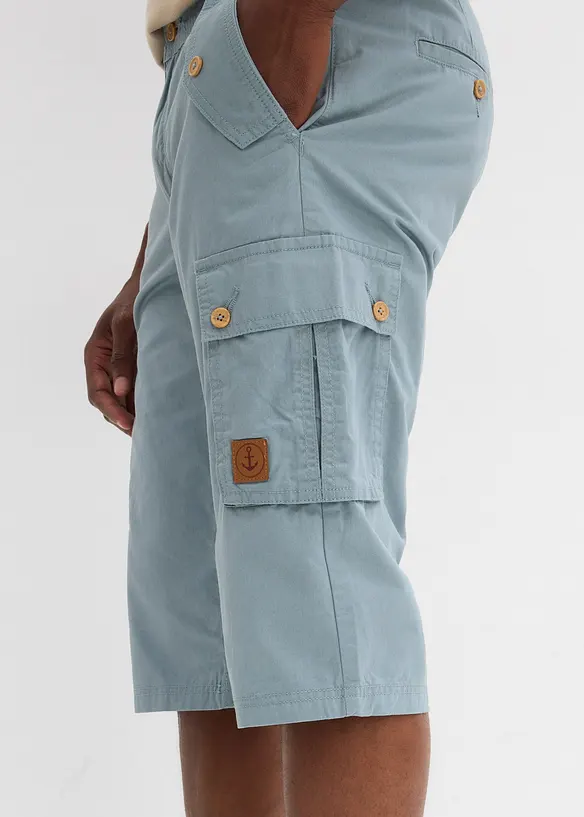 Cargo bermudy z čisté bavlny, Regular Fit, bonprix