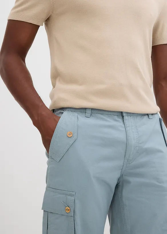 Cargo bermudy z čisté bavlny, Regular Fit, bonprix