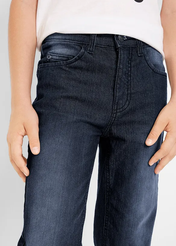 Strečové džíny Slim Fit, s nastavitelným pasem, Straight, bonprix