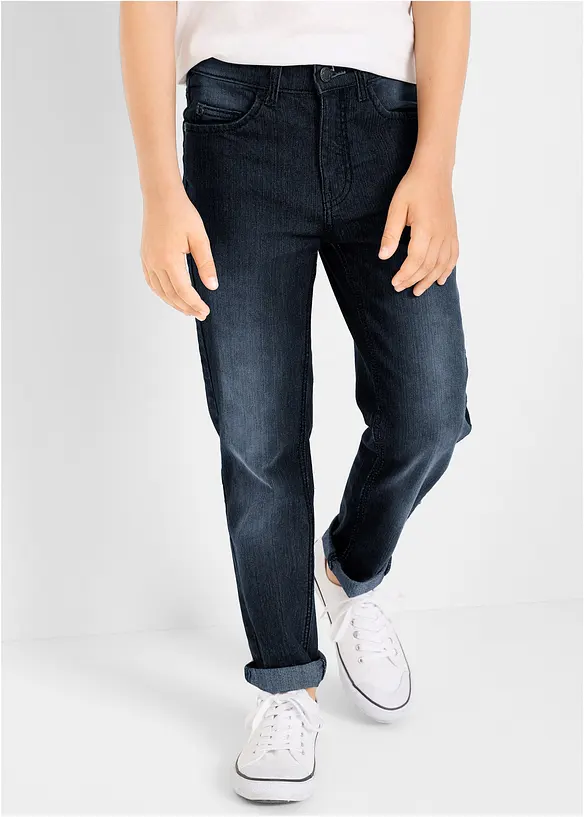 Strečové džíny Slim Fit, s nastavitelným pasem, Straight, bonprix