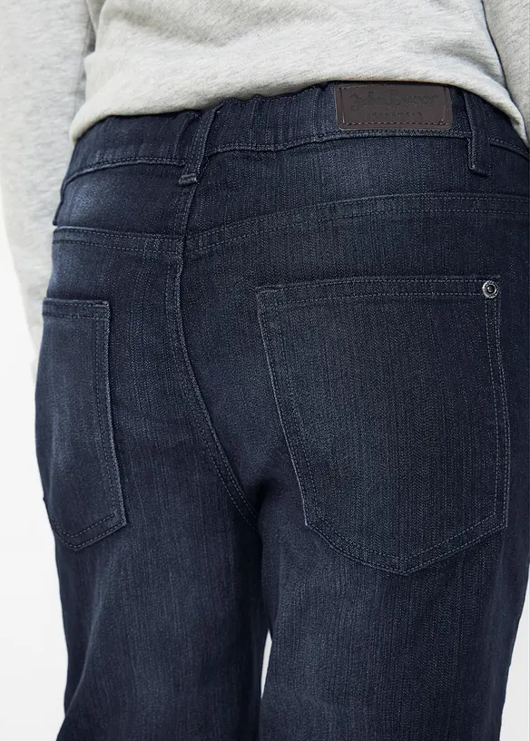 Strečové džíny Slim Fit, s nastavitelným pasem, Straight, bonprix
