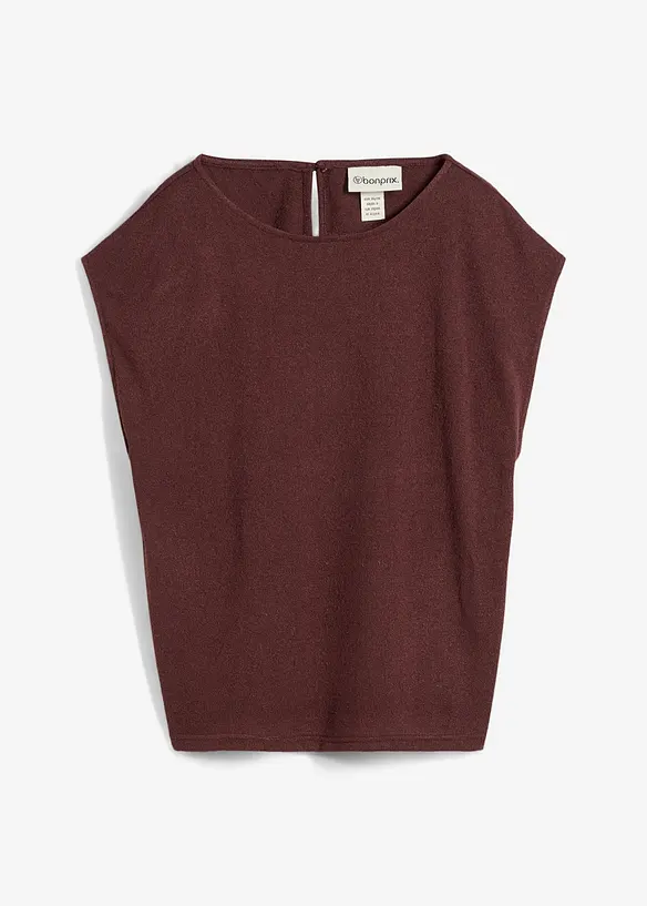Oversize triko s pleteným vzhledem, bonprix