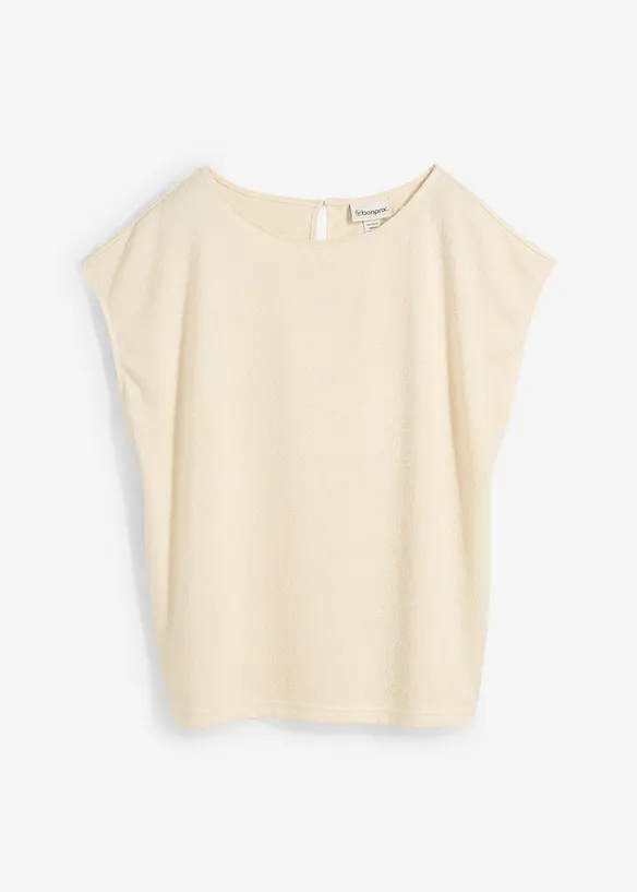 Oversize triko s pleteným vzhledem, bonprix