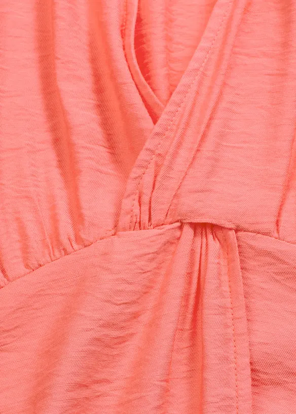 Tunikové šaty z mačkaného materiálu, bonprix