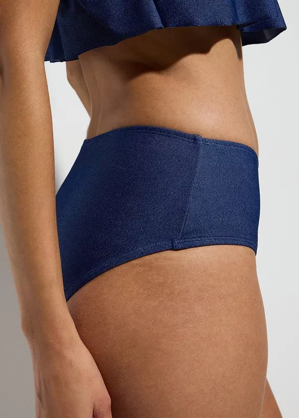 Bikinové kalhotky s džínovým vzhledem, bonprix