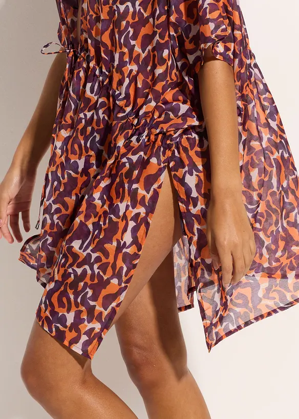 Plážové kimono s vázačkou, bonprix