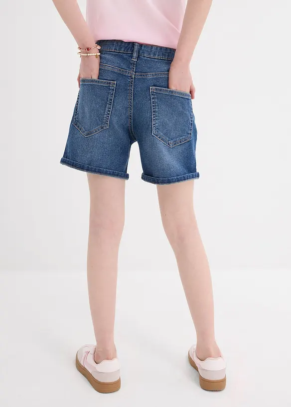 Džínové bermudy, Mid Waist, bonprix