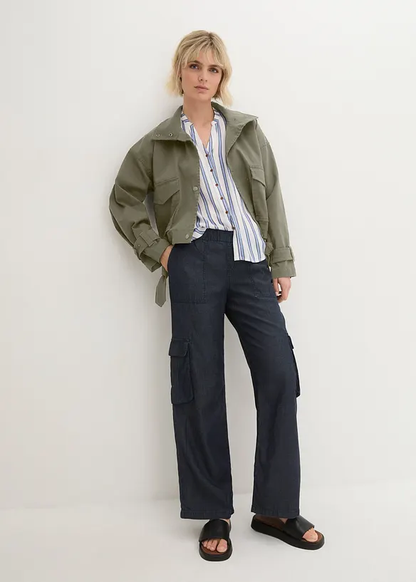 Cargo džíny, Mid Waist, John Baner JEANSWEAR