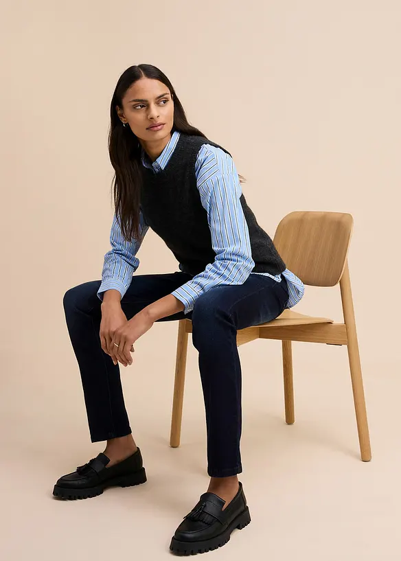 Tvarující ultra měkké džíny Slim, High Waist, bonprix