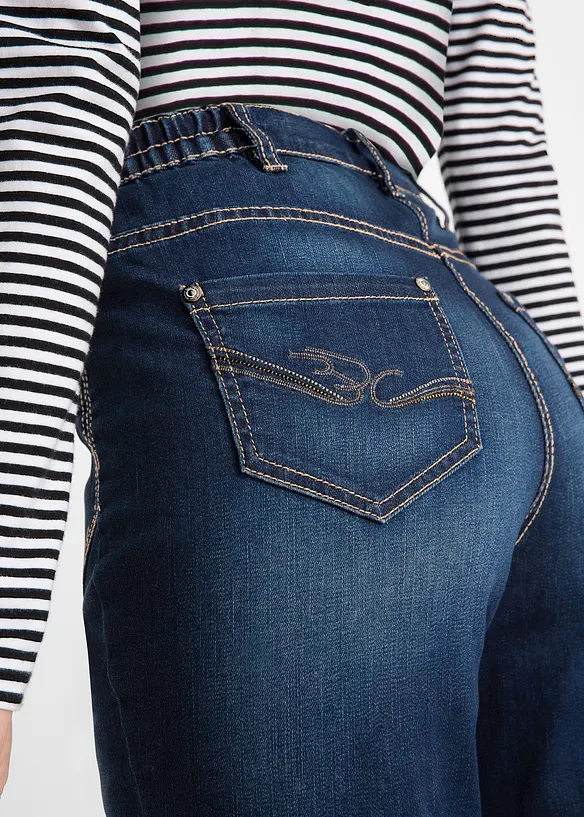 Strečové džíny High Waist, Straight, bonprix