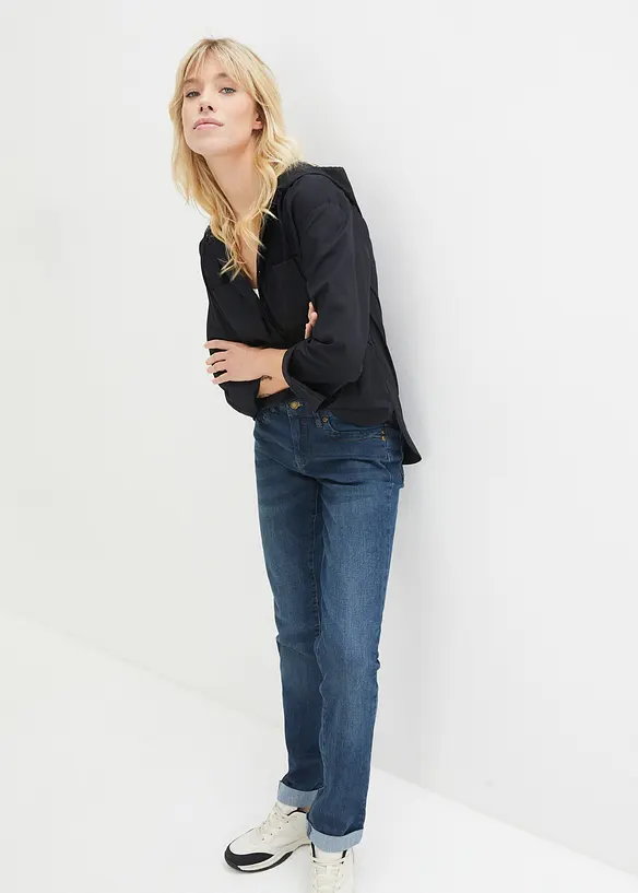 Strečové džíny Straight, Mid Waist, bonprix