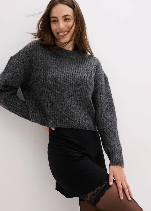 Samodržící punčochy s krajkou 20 DEN, bonprix