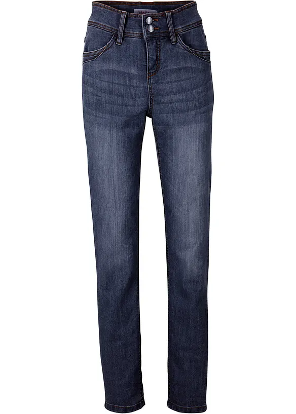 Pohodlné strečové džíny High Waist Slim Fit, bonprix