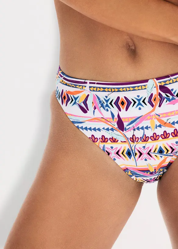 Bikinové kalhotky s vysokým vykrojením nohaviček, bonprix