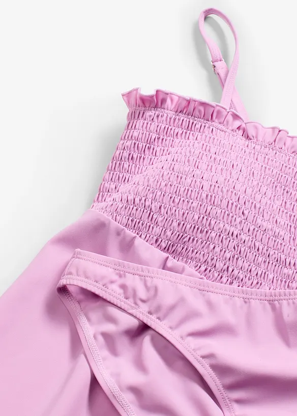 Žabičkované bandeau tankiny (2dílná souprava), bonprix