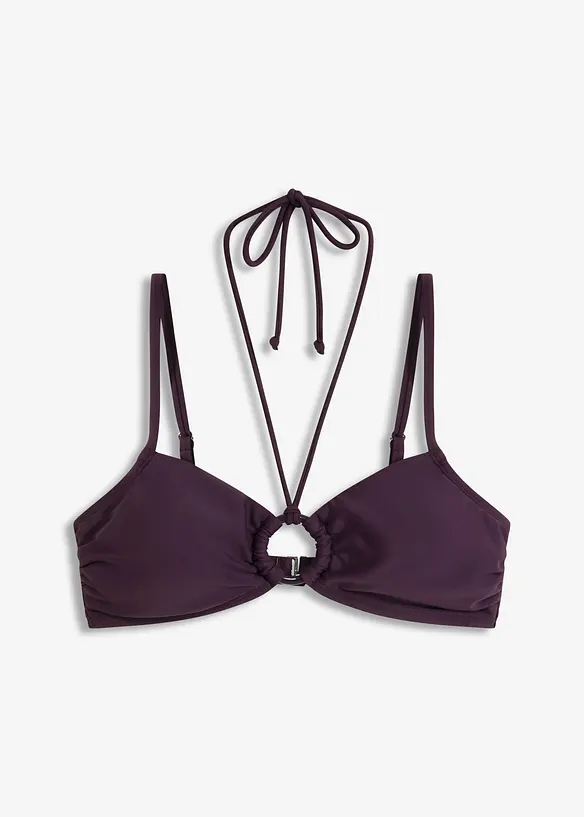 Bikinový top s ozdobným kroužkem, bonprix