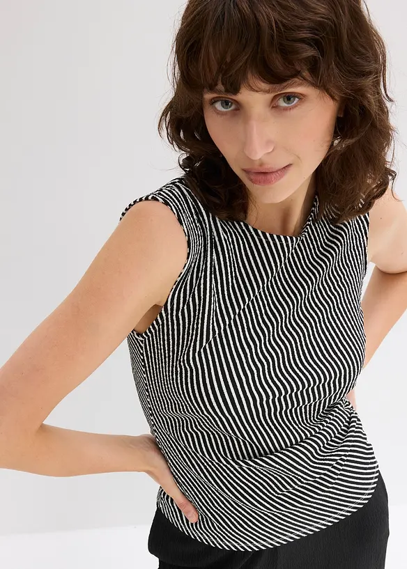 Tričko s nařasením, bonprix