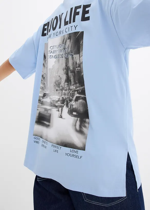 Oversize tričko z čisté organické bavlny, bonprix