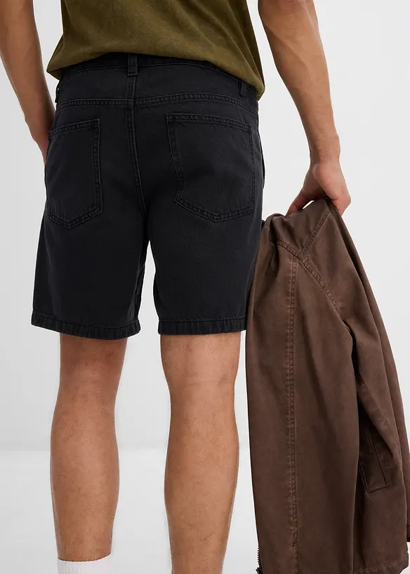 Keprové šortky z čisté bavlny, Loose Fit, bonprix