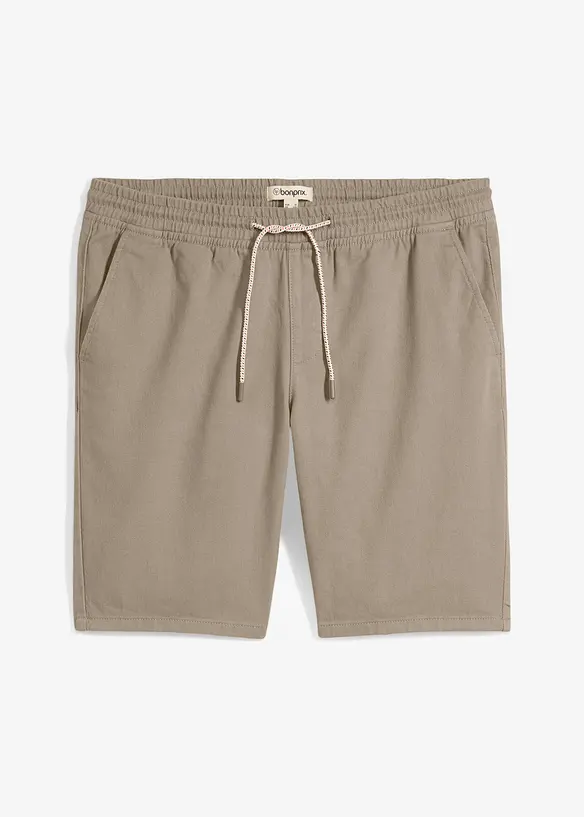 Bermudy bez zapínání, z čisté bavlny, Regular Fit, bonprix