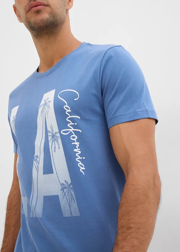 Tričko z čisté organické bavlny, Slim Fit, bonprix