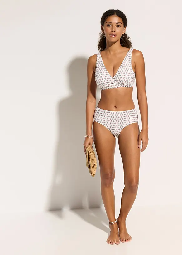 Bikinový top s výstřihem do V, bonprix