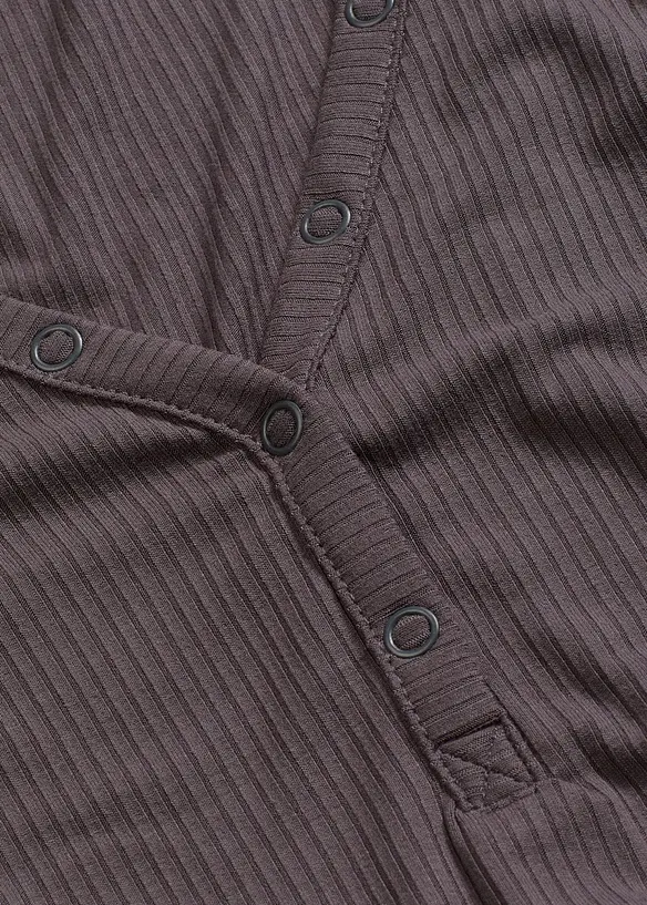 Krátké pyžamo z měkkého žebrovaného materiálu, bonprix