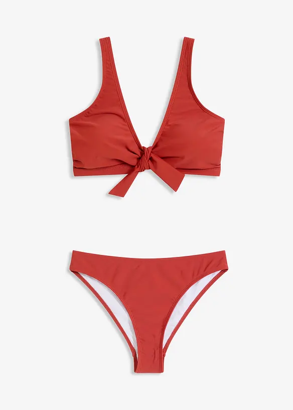 Bikiny s podprsenkovým topem a vázačkou (2dílná souprava), bonprix