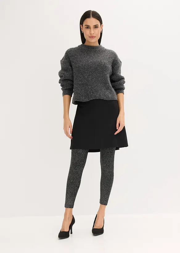 Termo legíny ze třpytivé příze, bonprix