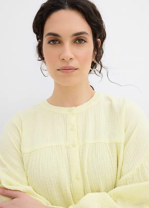 Oversize halenka z mušelínu, bonprix