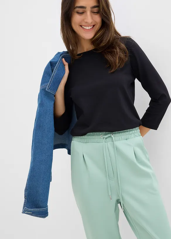 Chino kalhoty z materiálu scuba, bonprix