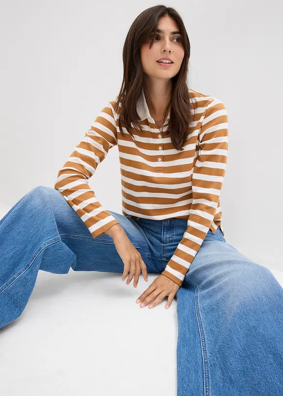 Džíny Wide Leg, Mid Waist, bonprix