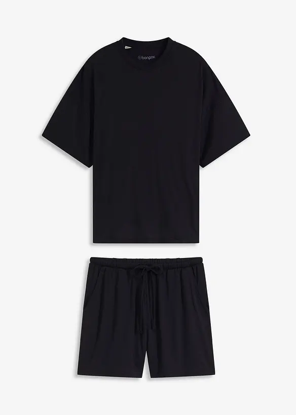 Oversize krátké pyžamo z měkkého modalu, bonprix