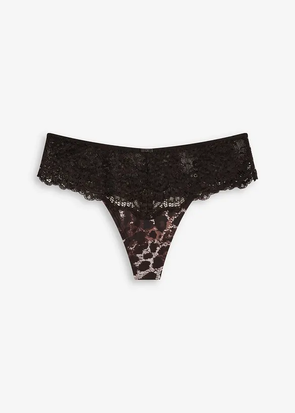 Bokové kalhotky tanga z jemné krajky, bonprix