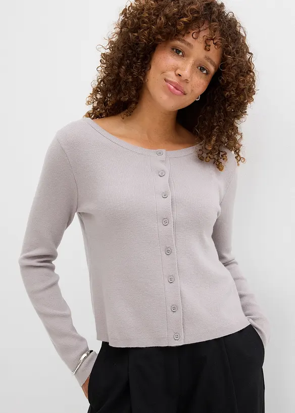 Krátký kabátek z jemné pleteniny, bonprix