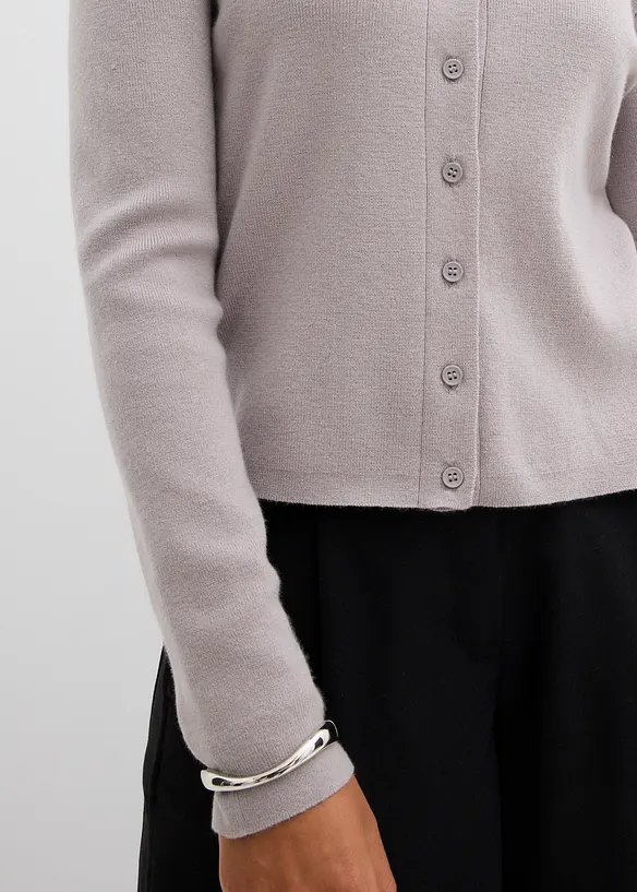 Krátký kabátek z jemné pleteniny, bonprix