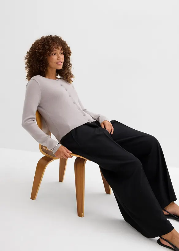 Krátký kabátek z jemné pleteniny, bonprix