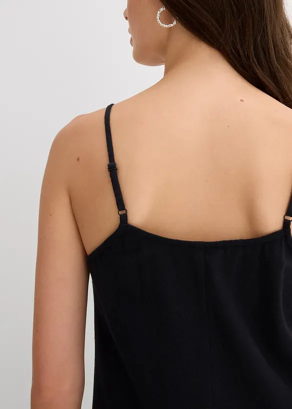 Flanelové šaty na ramínka, z čisté bavlny, bonprix