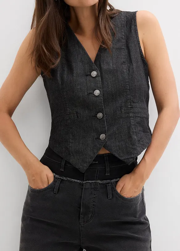 Džíny Straight, High Waist, bonprix