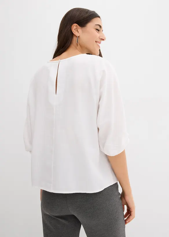 Halenkové tričko Loose Fit z čisté bavlny, bonprix