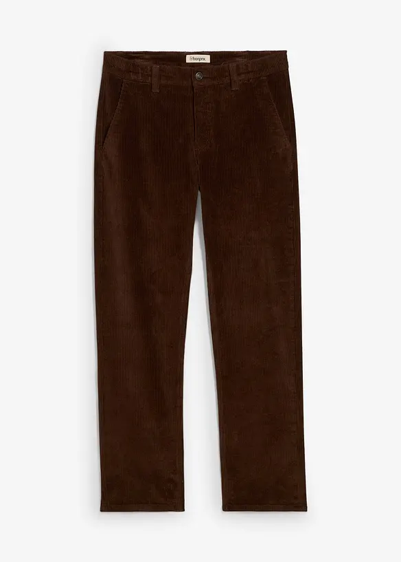 Manšestrové kalhoty Relaxed Fit, Straight, bonprix