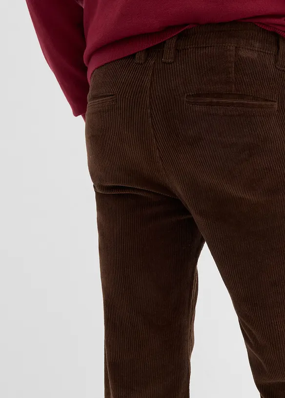 Manšestrové kalhoty Relaxed Fit, Straight, bonprix
