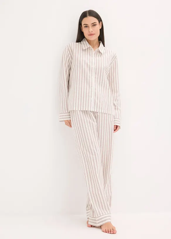 Domácí volnočasová souprava z tkané bavlny, oversize, bonprix