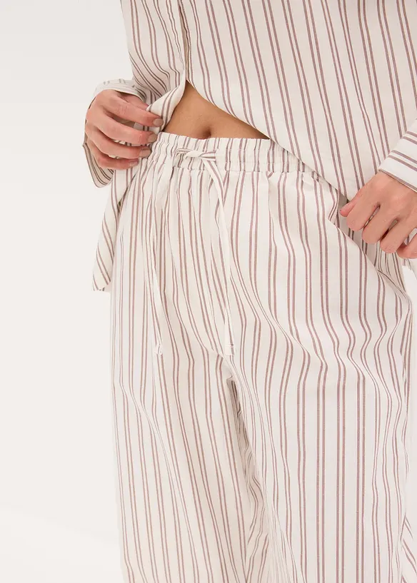 Domácí volnočasová souprava z tkané bavlny, oversize, bonprix