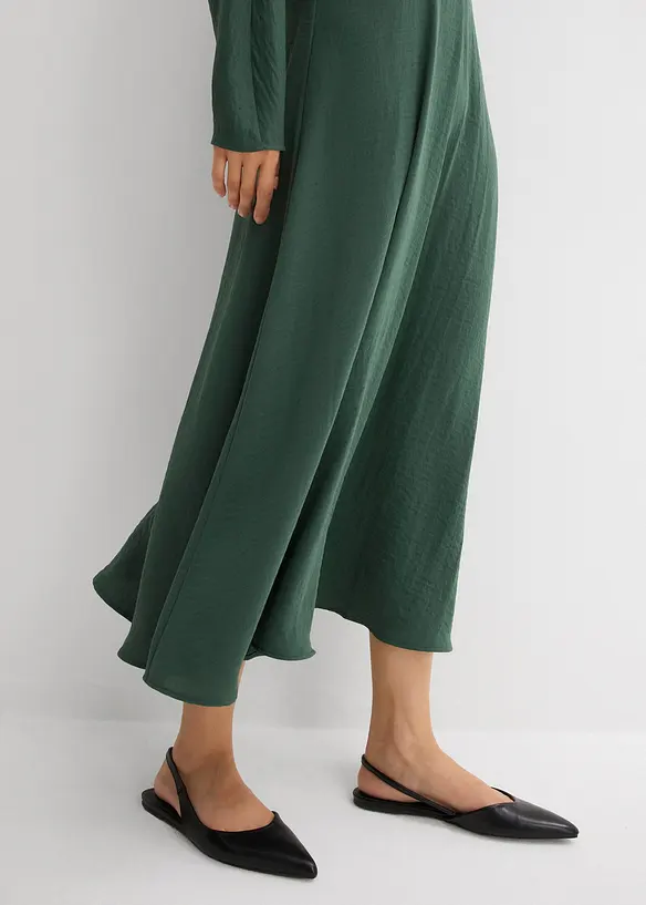 Nařasené midi šaty, bonprix