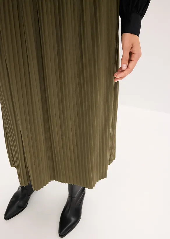 Žerzejová sukně ze splývavé viskózové směsi, bonprix